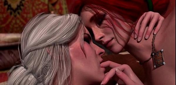  The Witcher - Triss and Ciri lesbian